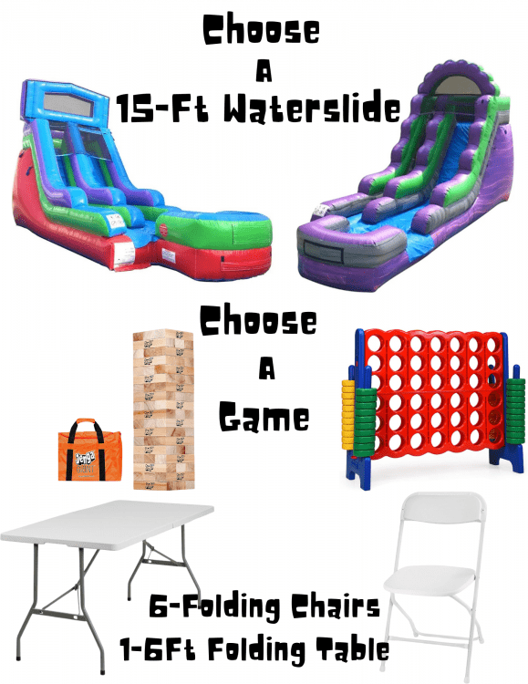 15' Waterslide Choice Package