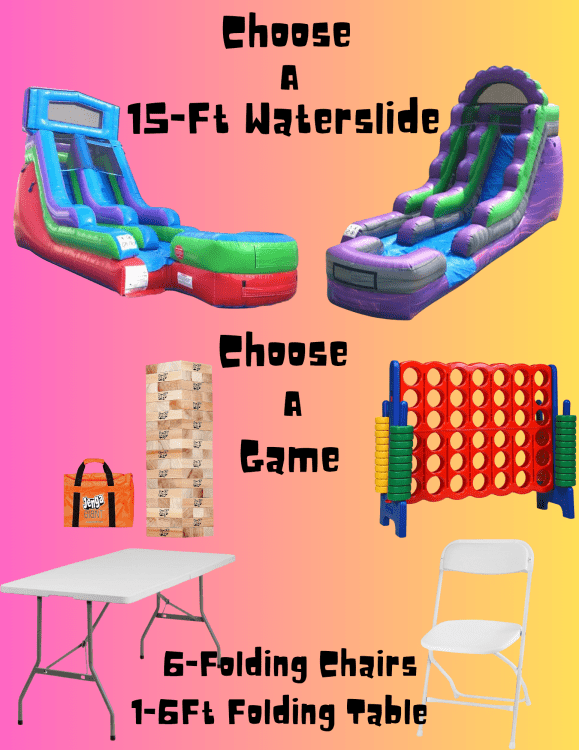 15' Waterslide Choice Package