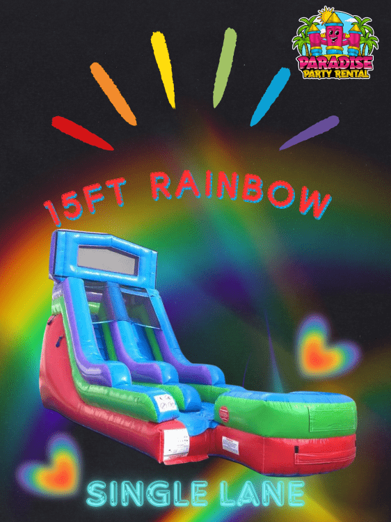 15' Rainbow slide